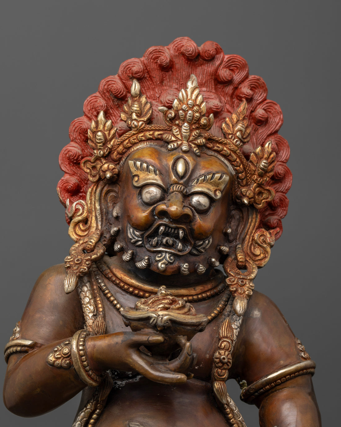 Black Dzambhala Statue: Enhance Wealth & Prosperity