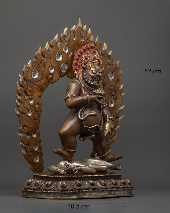 Black Dzambhala Statue: Enhance Wealth & Prosperity