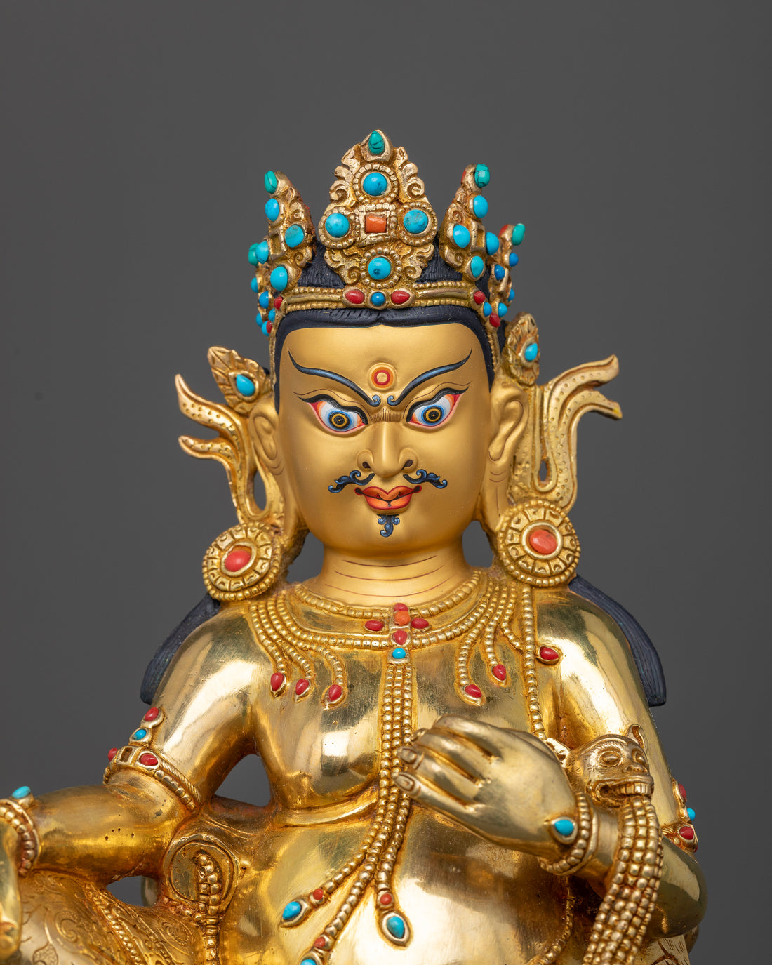 Jambhala Seated on a Throne: Wealth Deity