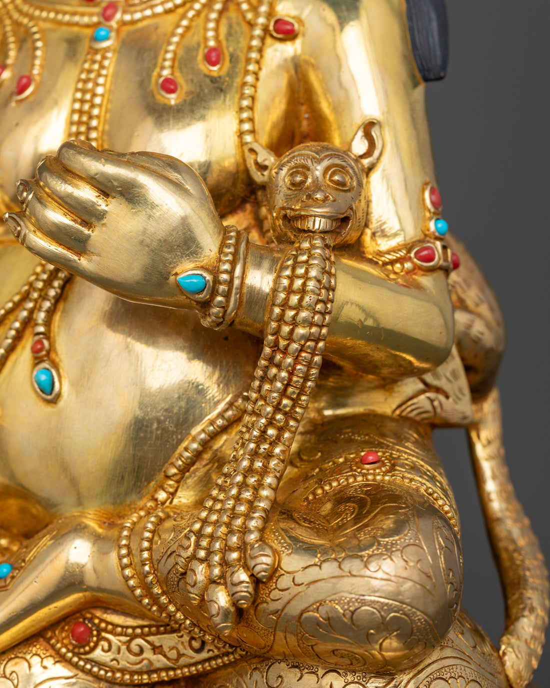 Jambhala Seated on a Throne: Wealth Deity