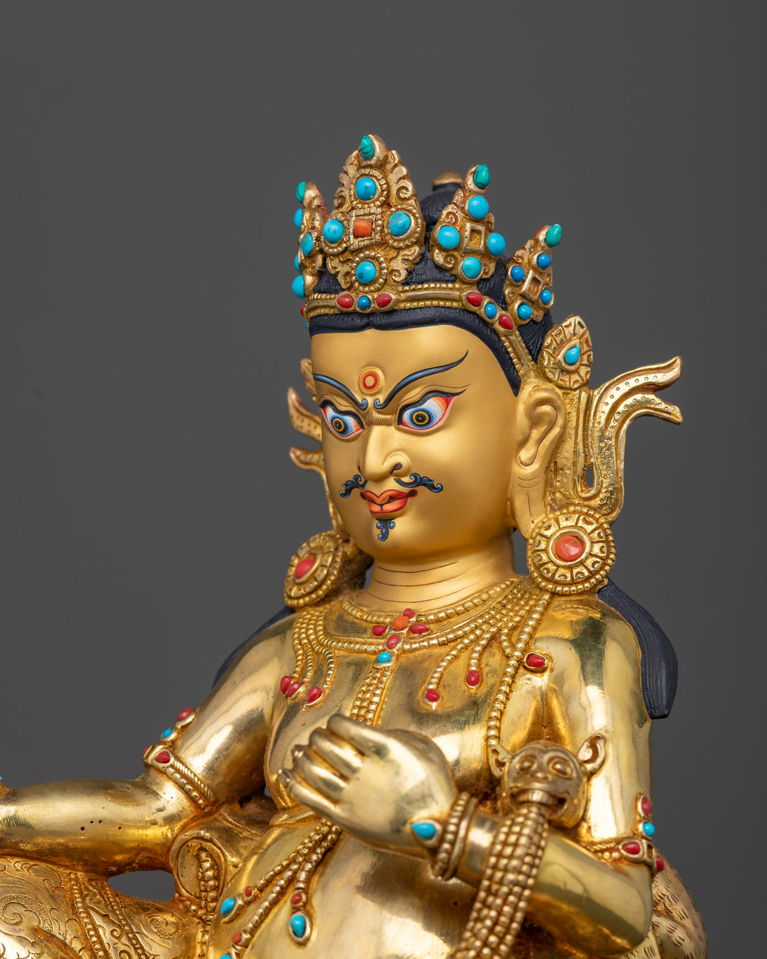 Jambhala Seated on a Throne: Wealth Deity