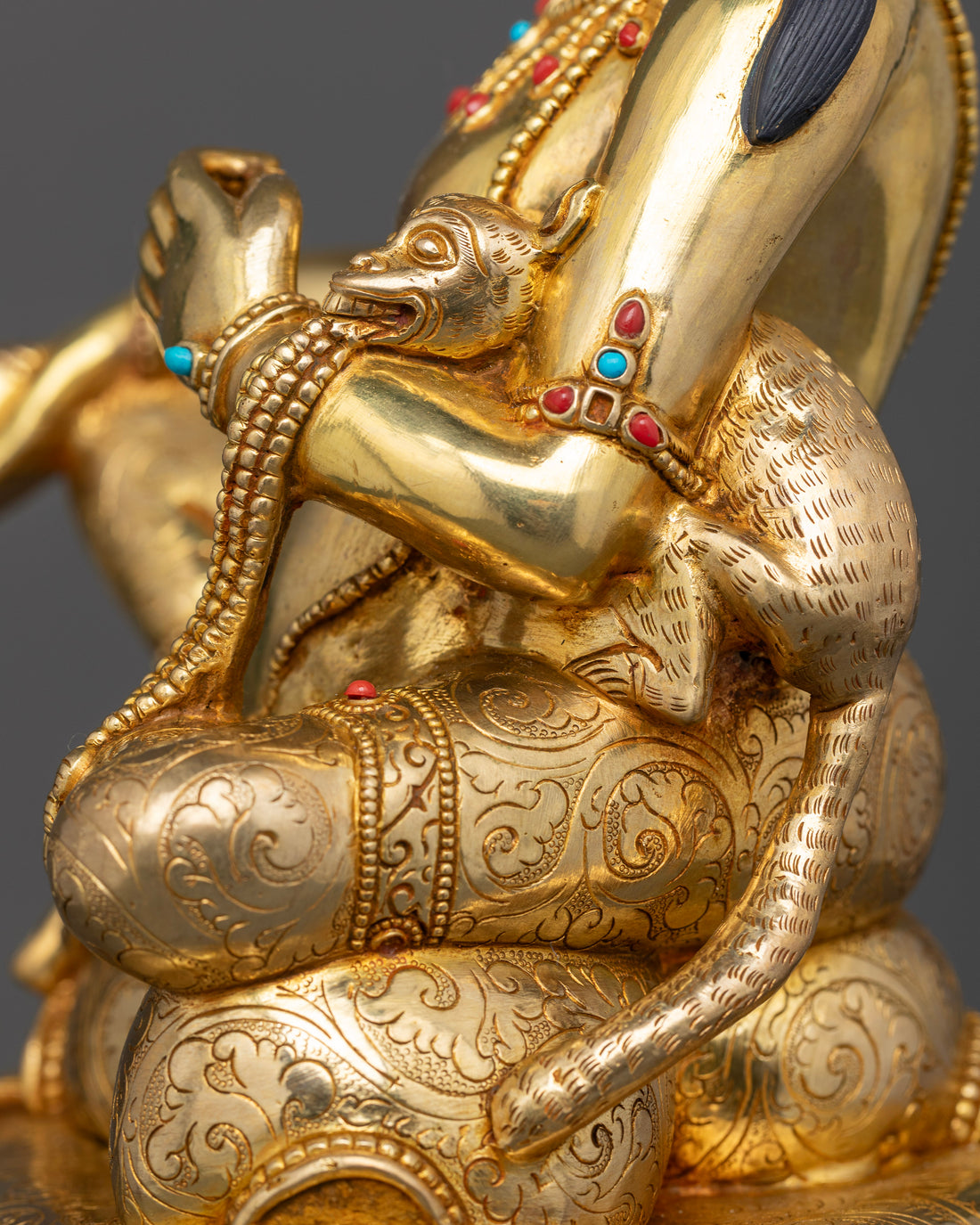 Jambhala Seated on a Throne: Wealth Deity