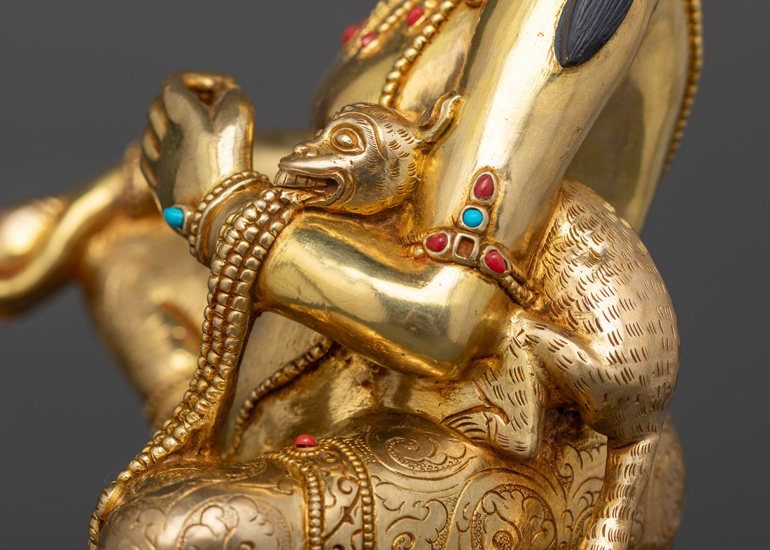 Jambhala Seated on a Throne: Wealth Deity