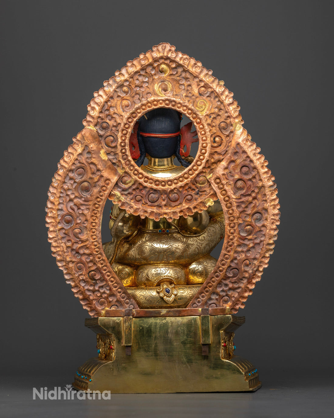 Jambhala Seated on a Throne: Wealth Deity