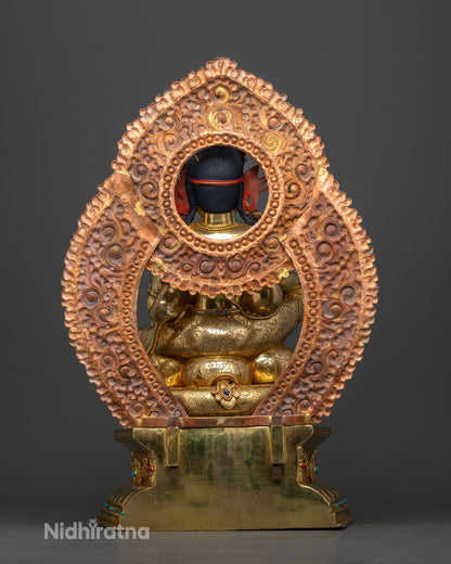 Jambhala Seated on a Throne: Wealth Deity