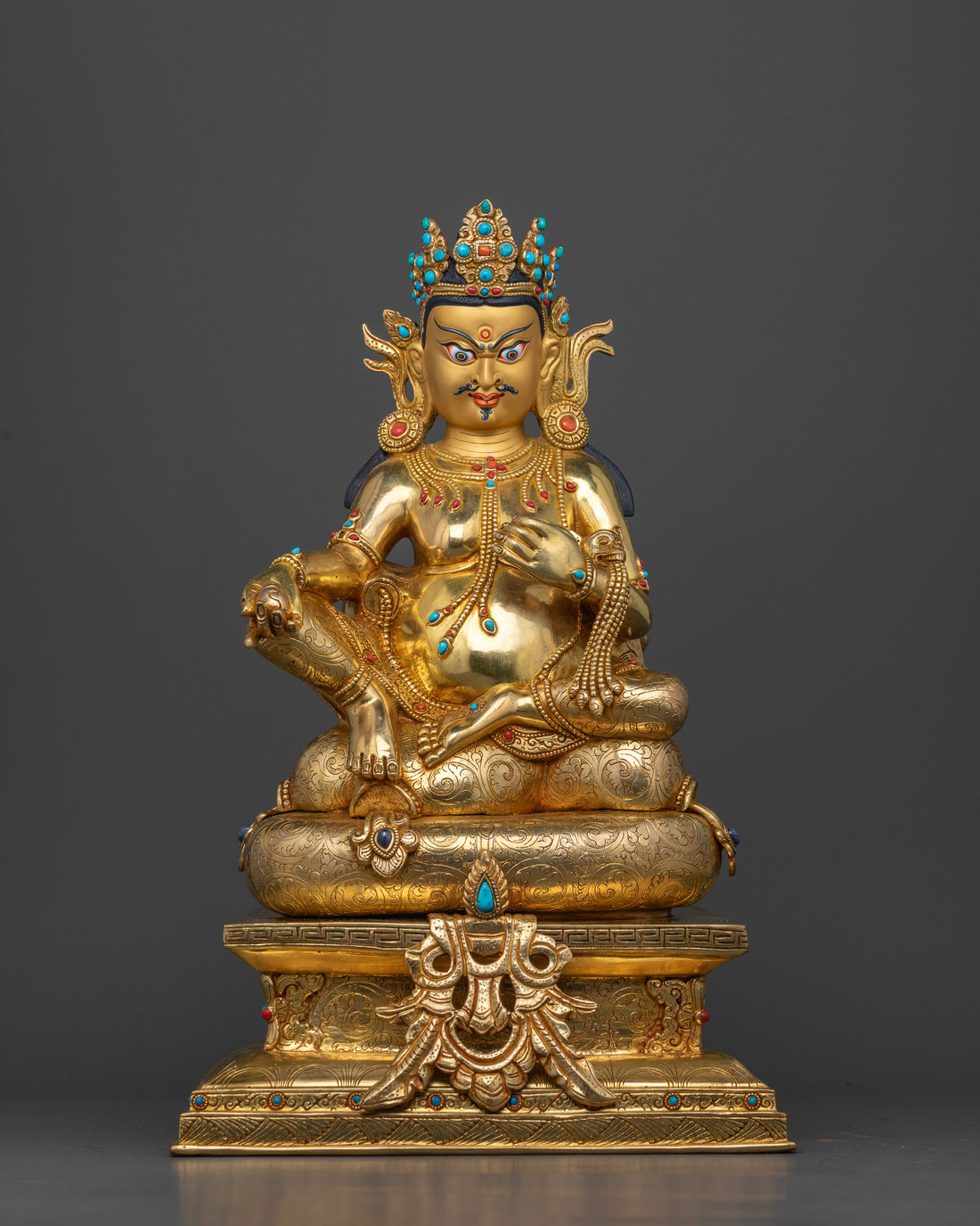 Jambhala Seated on a Throne: Wealth Deity