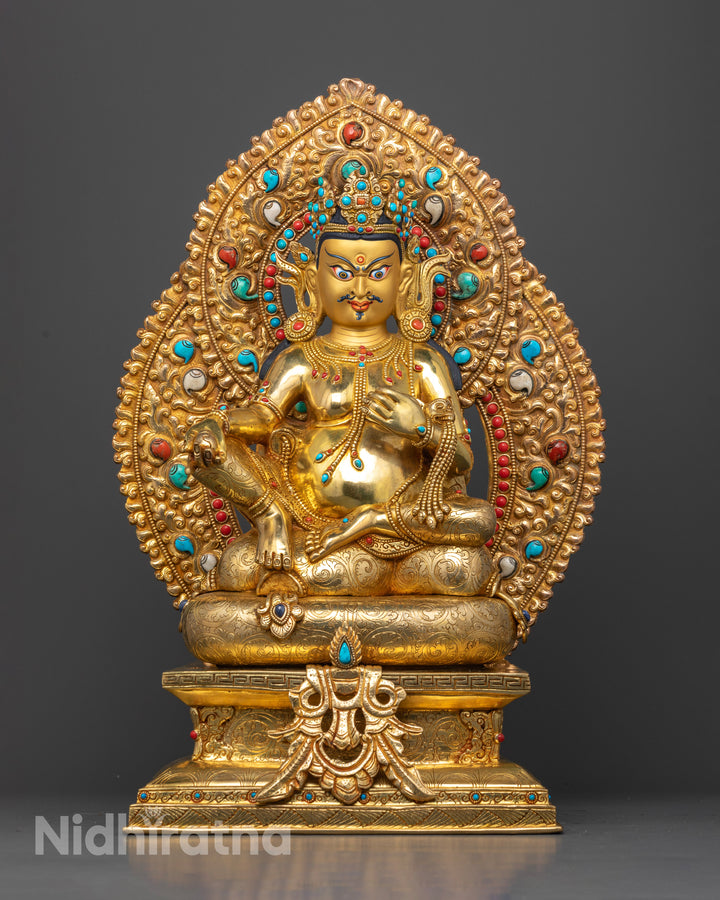 Jambhala Seated on a Throne: Wealth Deity