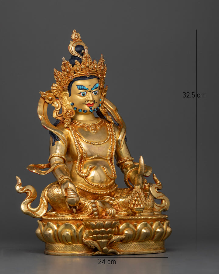 Dzambhala: The Wealth Deity Statue