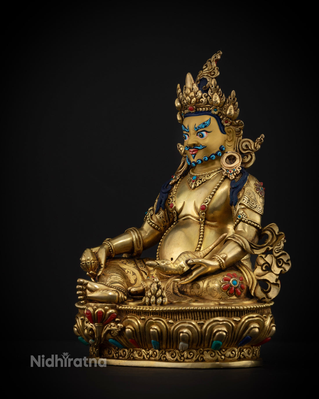 Jambhala Wealth Deity Statue: Invoking Prosperity and Abundance