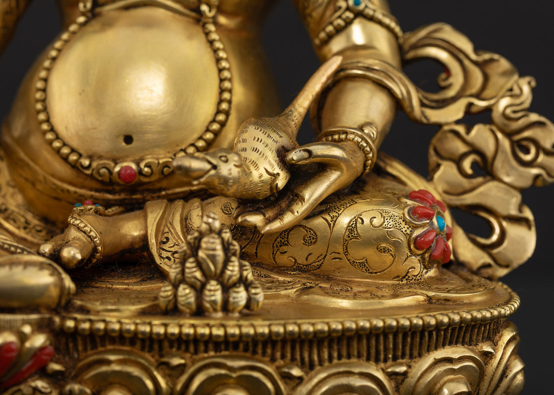 Jambhala Wealth Deity Statue: Invoking Prosperity and Abundance