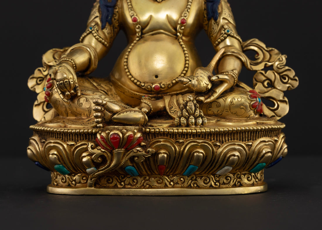 Jambhala Wealth Deity Statue: Invoking Prosperity and Abundance