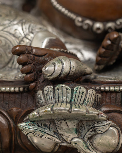 Jambhala seated in Throne: The Illuminated Guardian of Prosperity