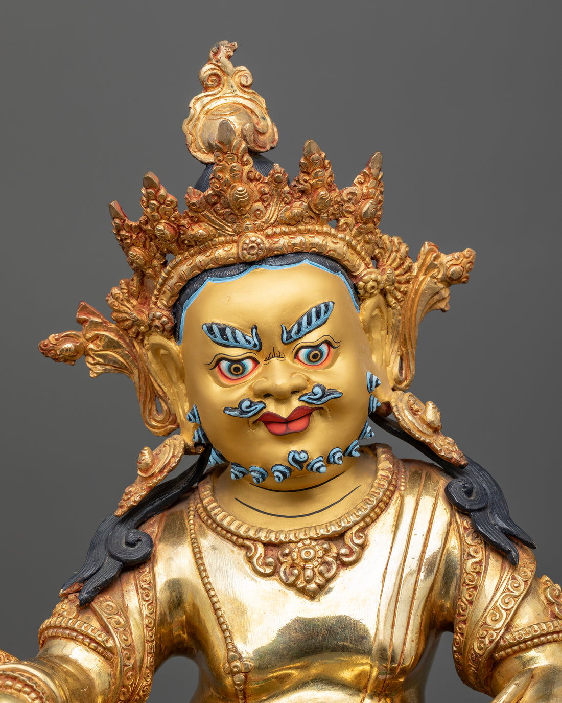 Wealth Buddha Dzambhala Statue | Semi Wrathful Prosperity Deity