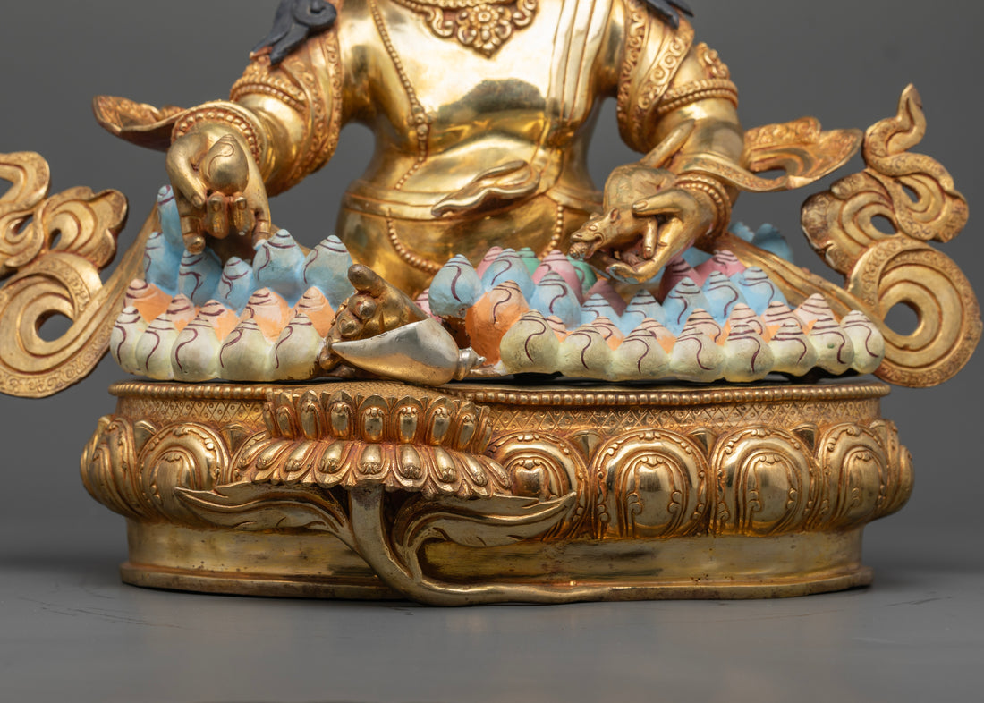 Wealth Buddha Dzambhala Statue | Semi Wrathful Prosperity Deity