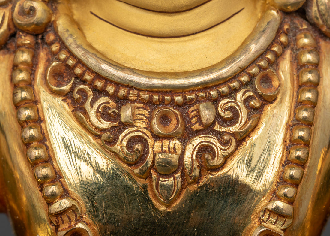 Handcrafted Wealth Deity Statue: Dzambhala (Kubera)