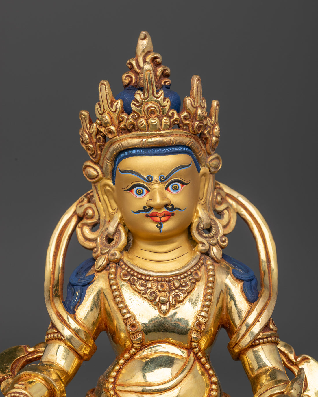 Handcrafted Wealth Deity Statue: Dzambhala (Kubera)