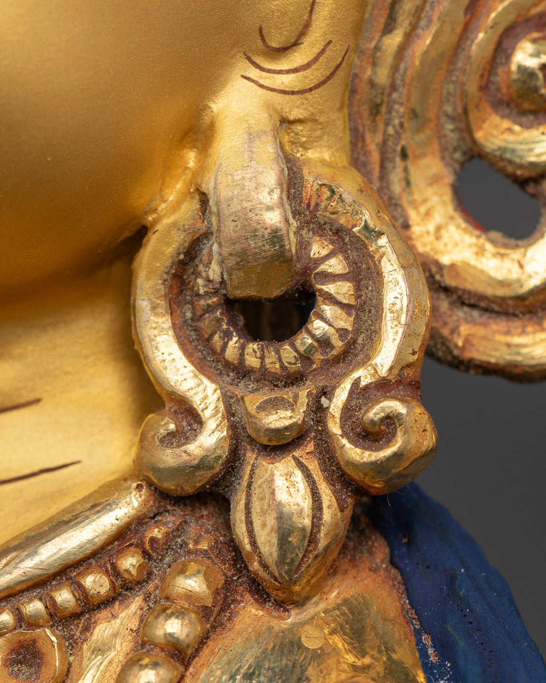 Handcrafted Wealth Deity Statue: Dzambhala (Kubera)