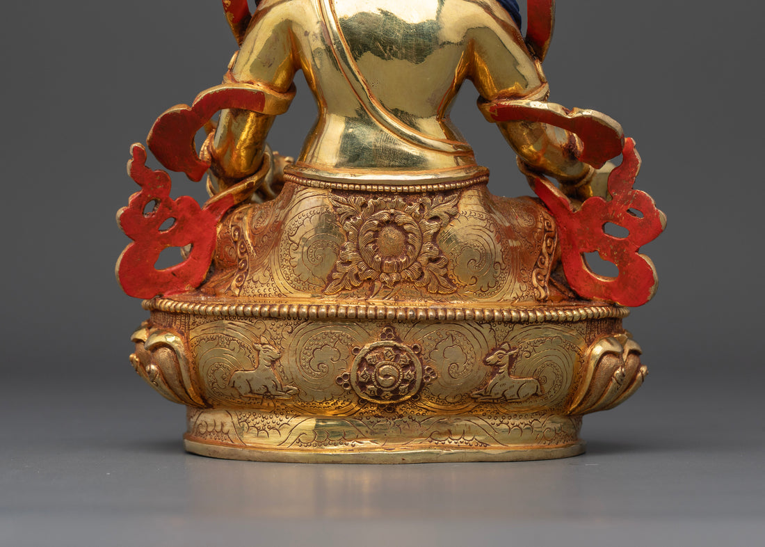 Handcrafted Wealth Deity Statue: Dzambhala (Kubera)