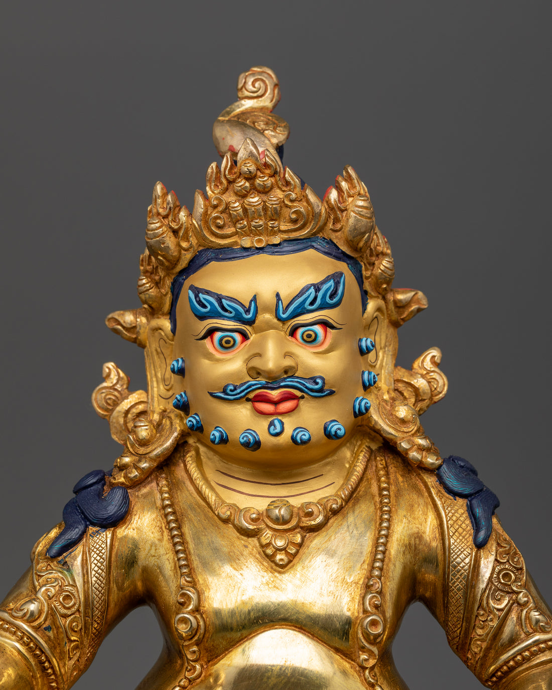 11.4 Inch Dzambhala Wealth Deity Statue