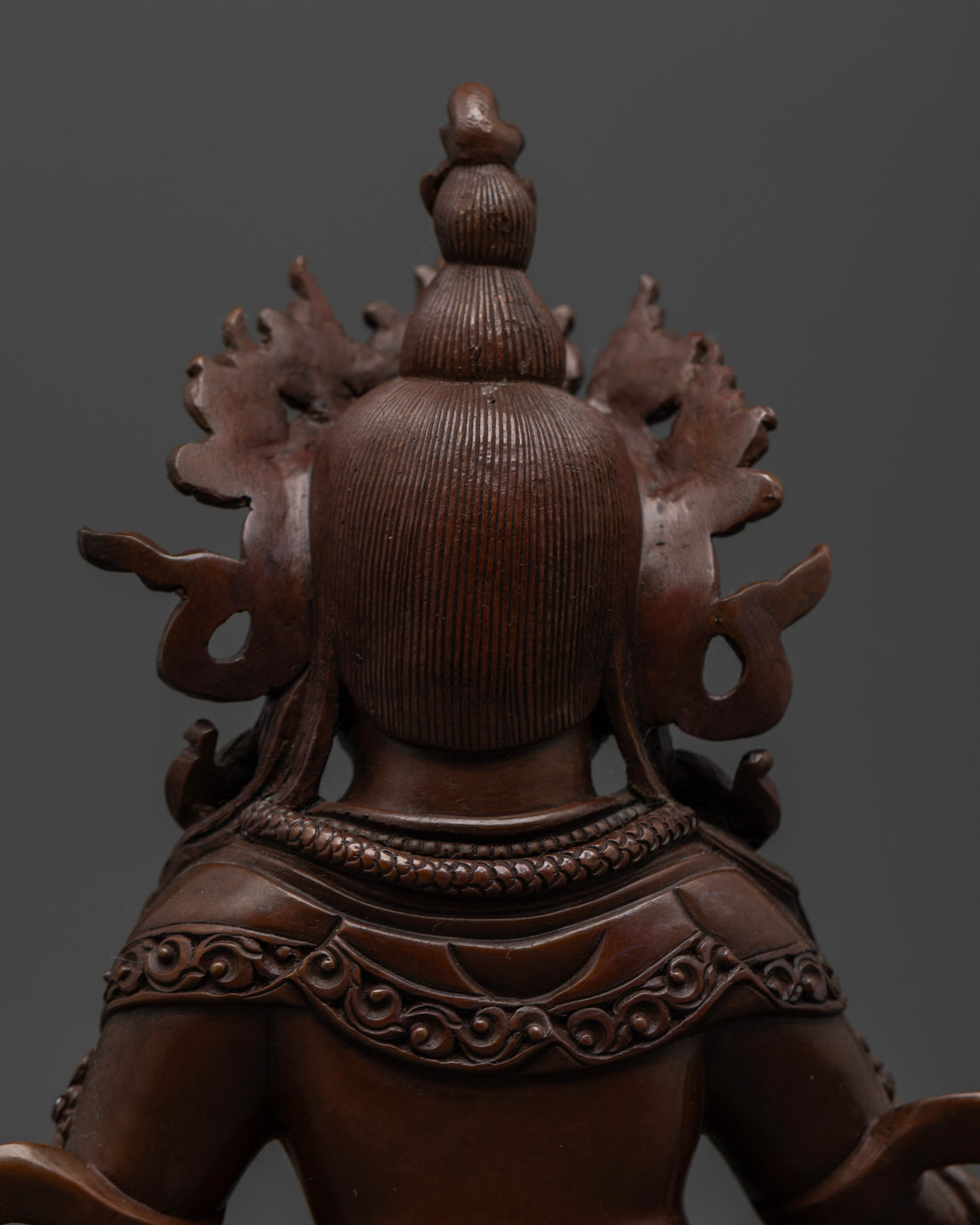 Oxidized Dzambhala Statue: Symbol of Spiritual Wealth