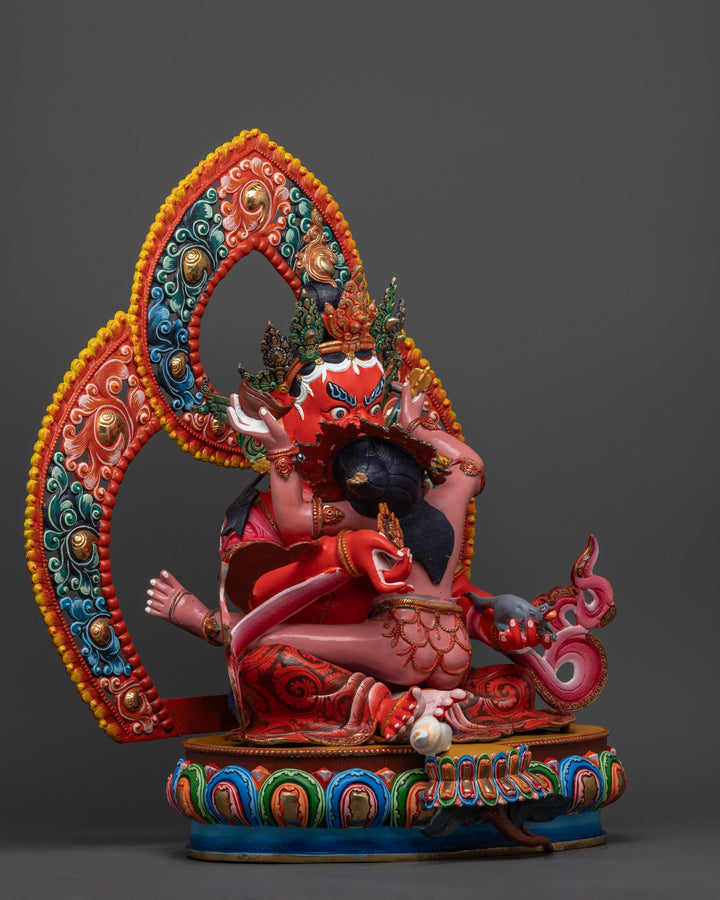 Red Dzambhala Statues: Bring Prosperity to Your Space