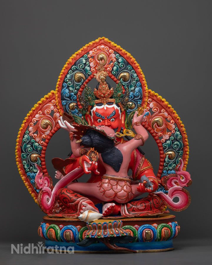 Red Dzambhala Statues: Bring Prosperity to Your Space