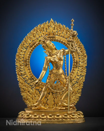 Dakini Statue Collection handcrafted Nepalese Buddhist statues of wrathful and peaceful Dakini goddesses for spiritual transformation meditation and divine feminine energy