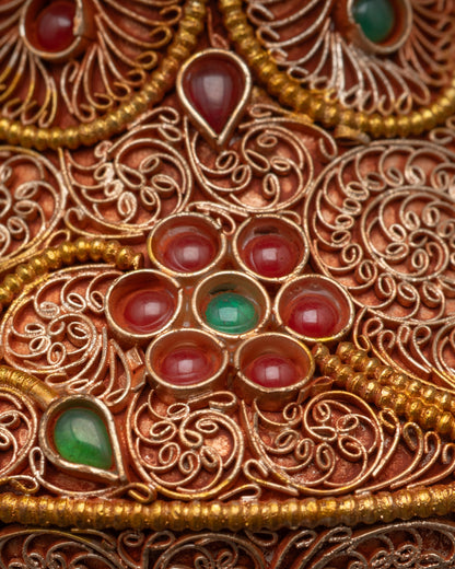 Decorative Copper Karuwa Symbolizing Purity Protection and Good Fortune