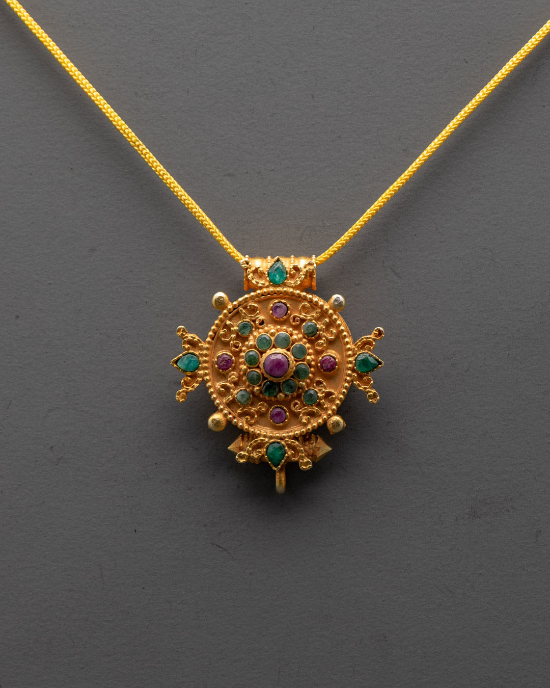 Devotional Buddhist Locket | Handcrafted Tibetan Jewelry