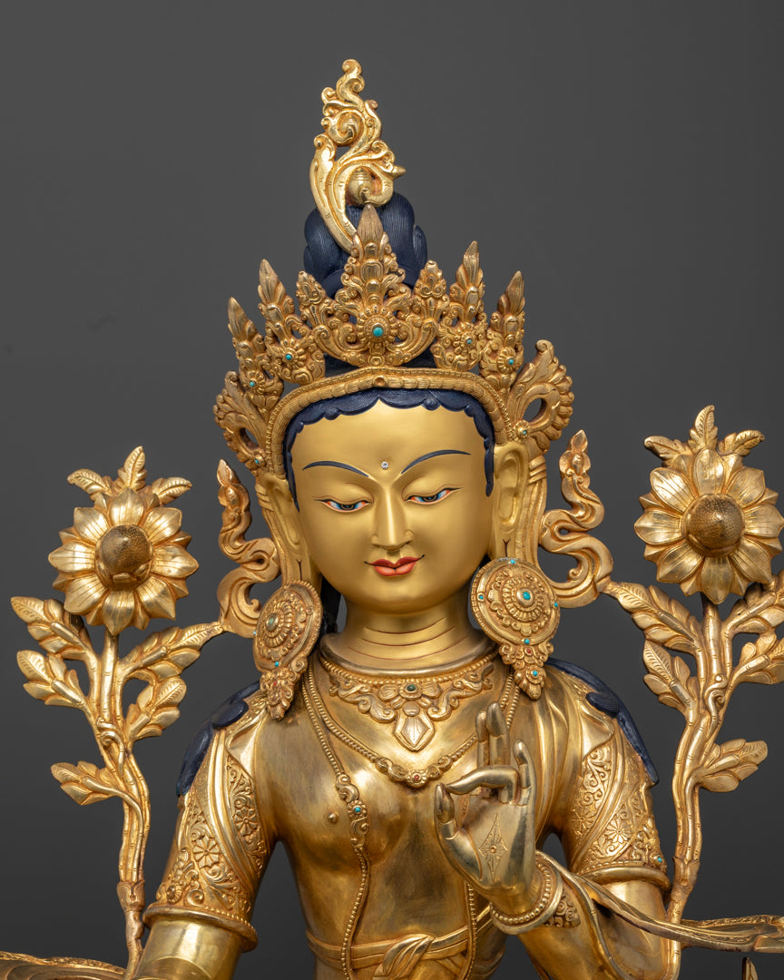 Green Tara Statue | Buddhist Art and Spirituality