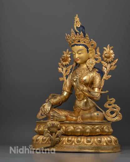 Green Tara Statue | Buddhist Art and Spirituality