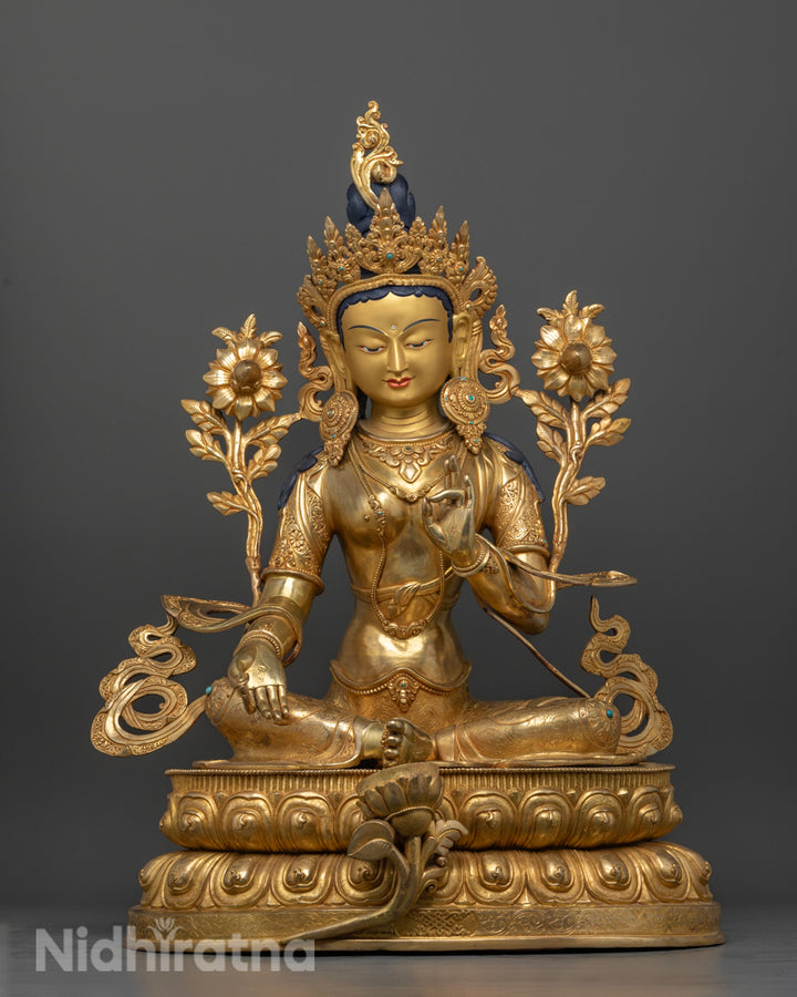 Green Tara Statue | Buddhist Art and Spirituality