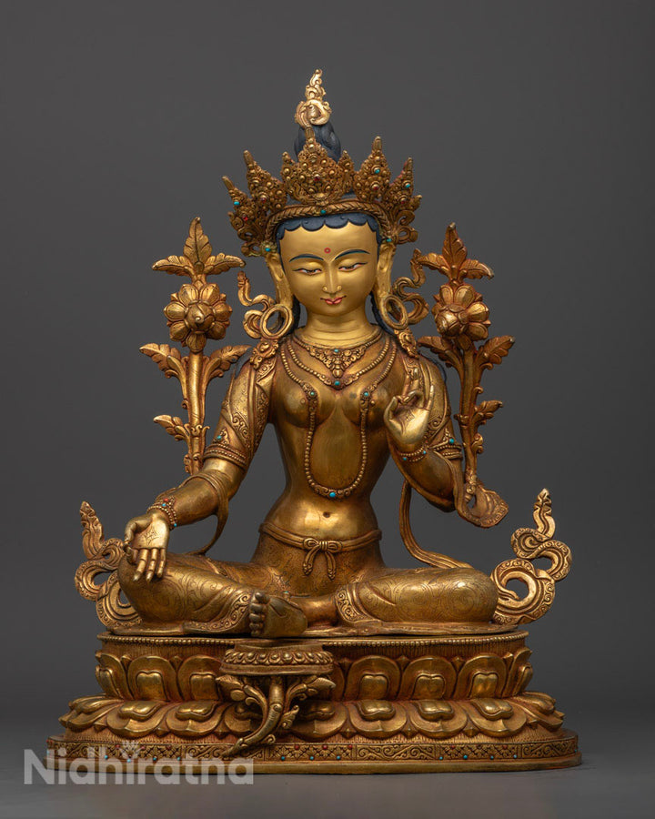 green tara statue: The Goddess of Compassion