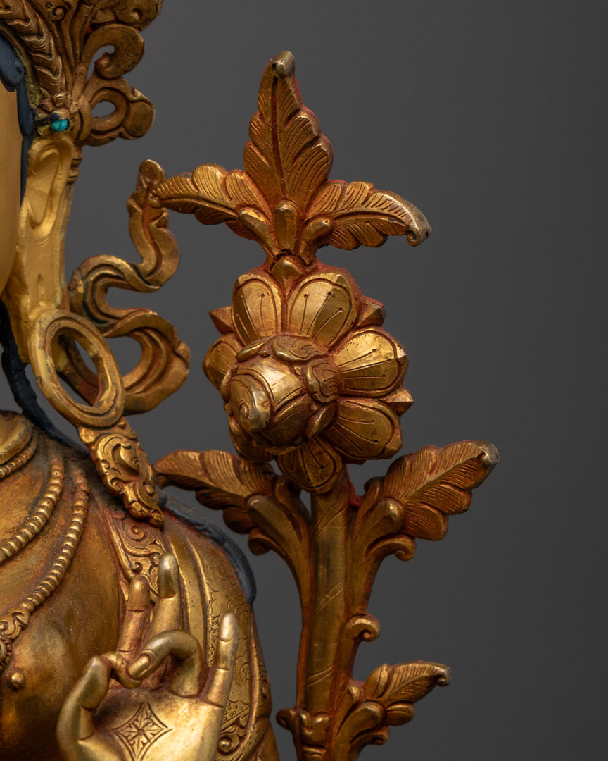 green tara statue: The Goddess of Compassion