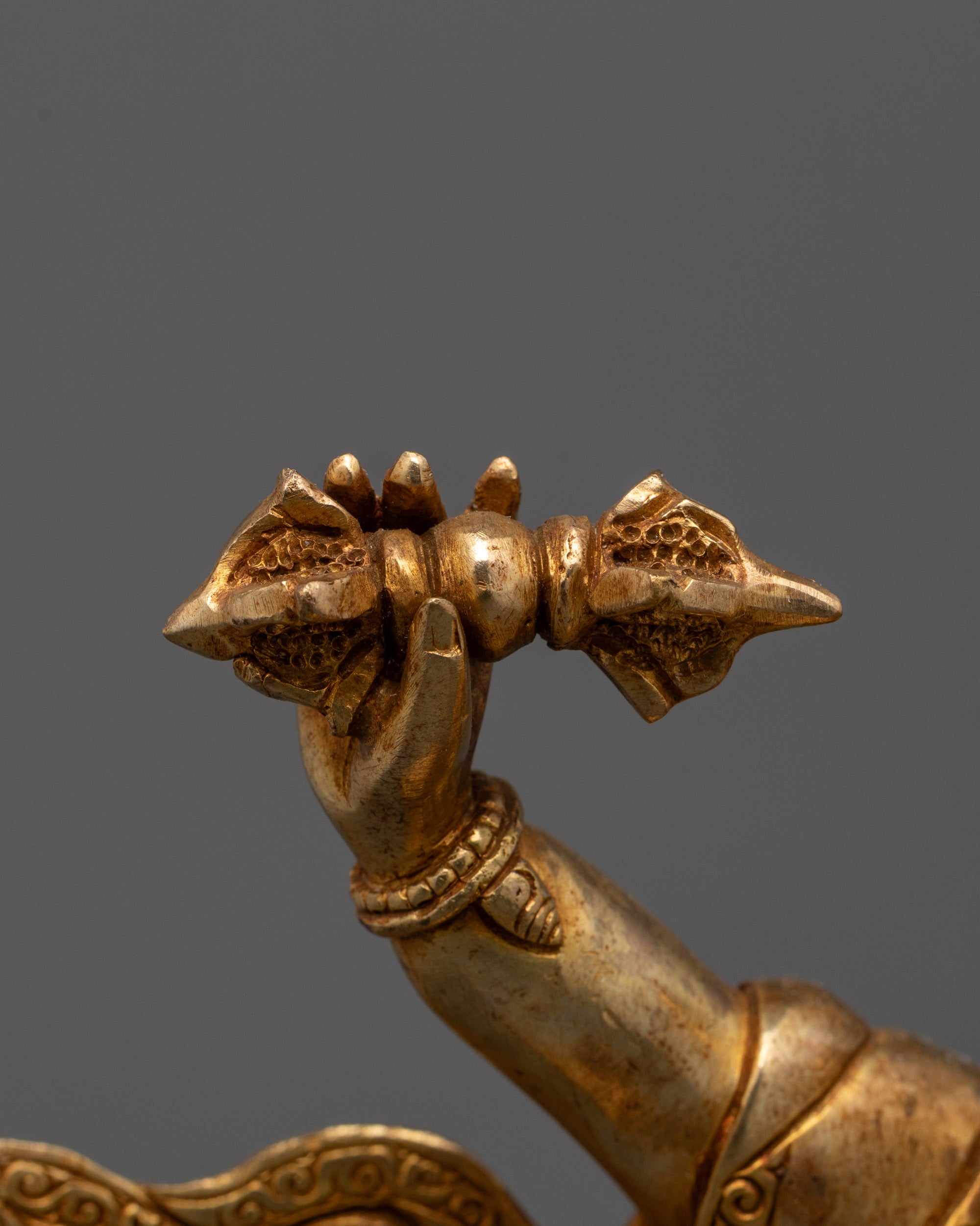 Handmade Dorje Drolo Statue in Traditional Himalayan Style