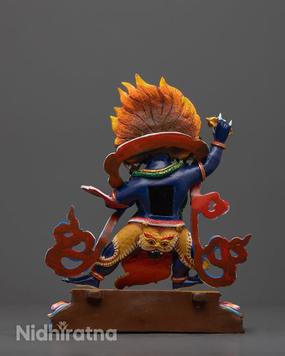 Nepalese Vajrapani Statue | Handcrafted Vajrayana Dharma Protector