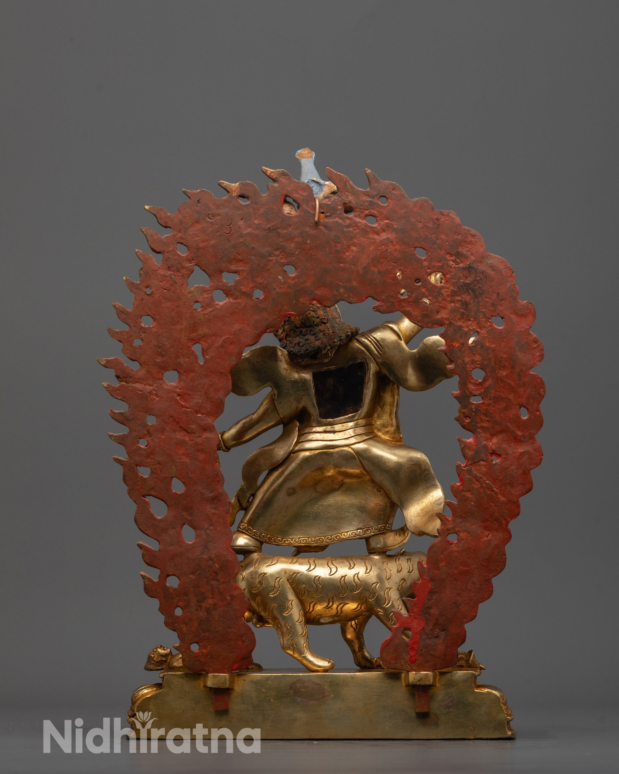 Handmade Dorje Drolo Statue in Traditional Himalayan Style
