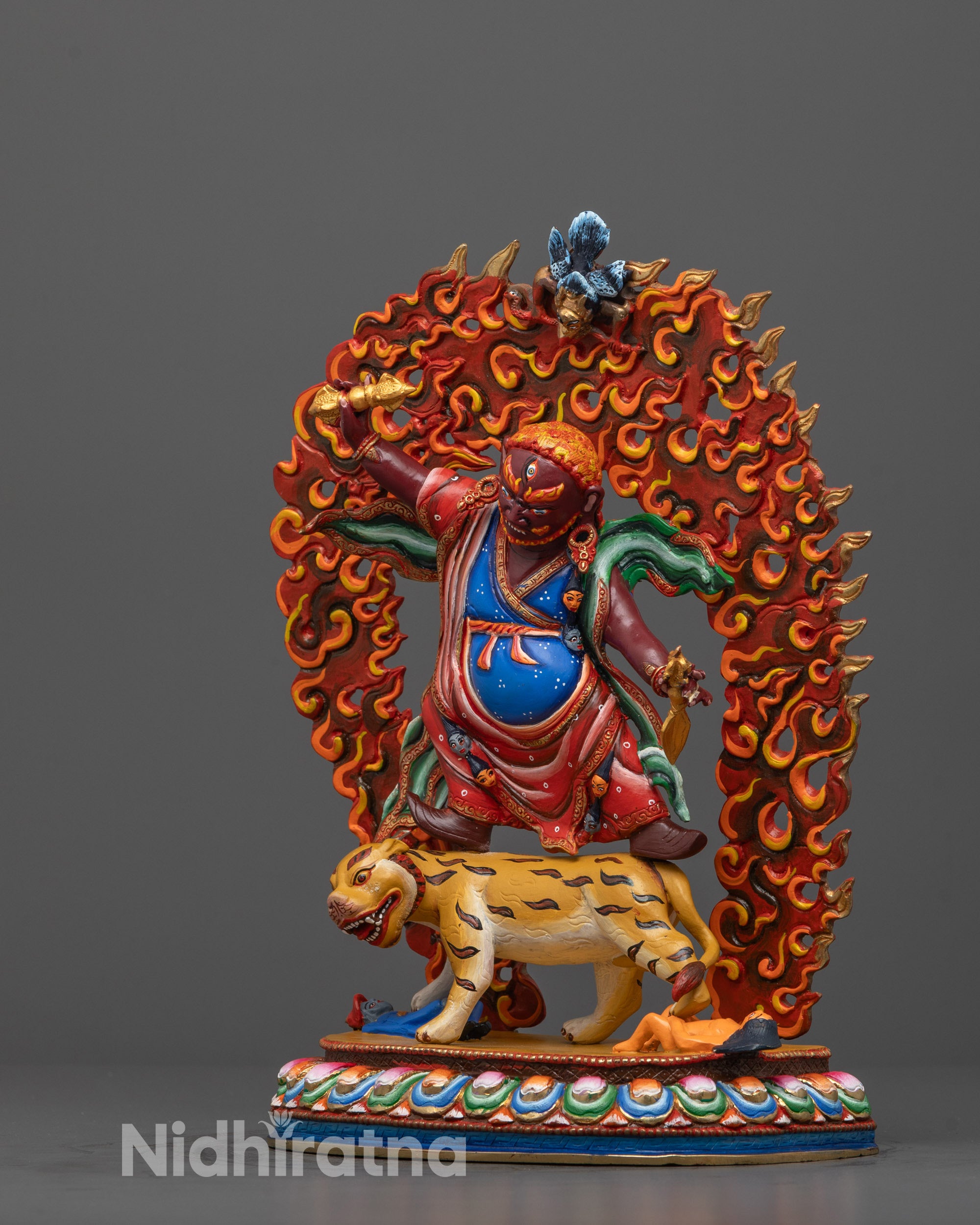 Dorje Drollo Statue | Handmade Copper Sculpture