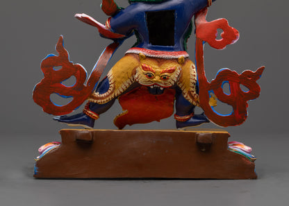 Nepalese Vajrapani Statue | Handcrafted Vajrayana Dharma Protector