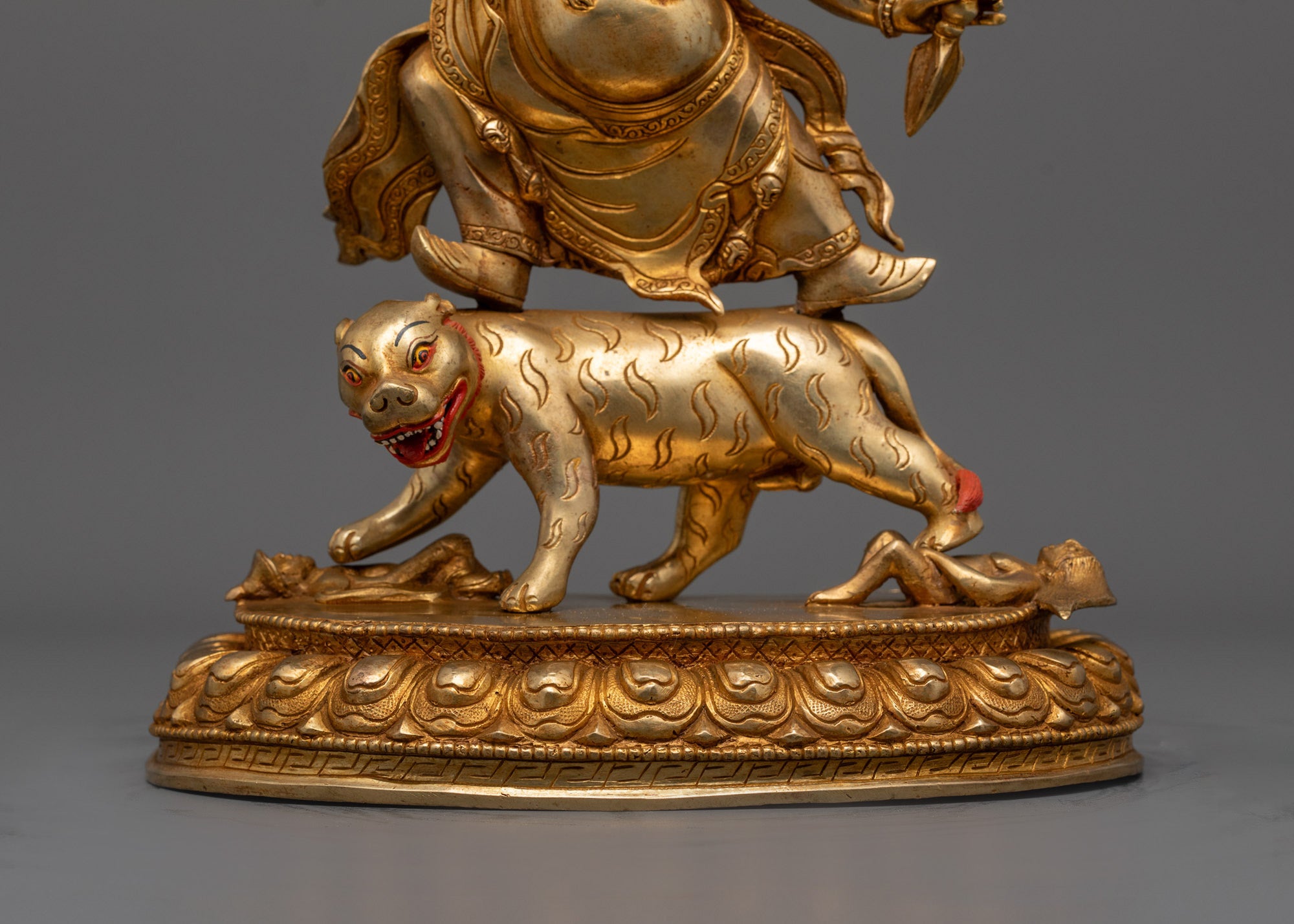 Handmade Dorje Drolo Statue in Traditional Himalayan Style