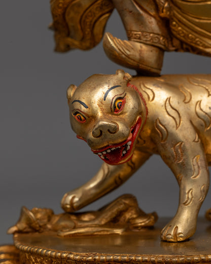 Handmade Dorje Drolo Statue in Traditional Himalayan Style