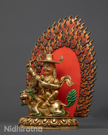 Dorje Legpa Statue | Tibetan Dharma Protector for Meditation & Rituals