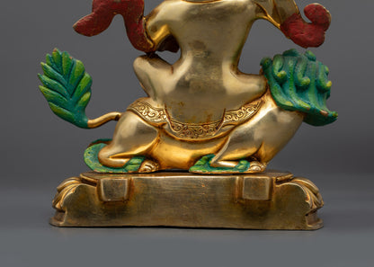 Dorje Legpa Statue | Tibetan Dharma Protector for Meditation & Rituals