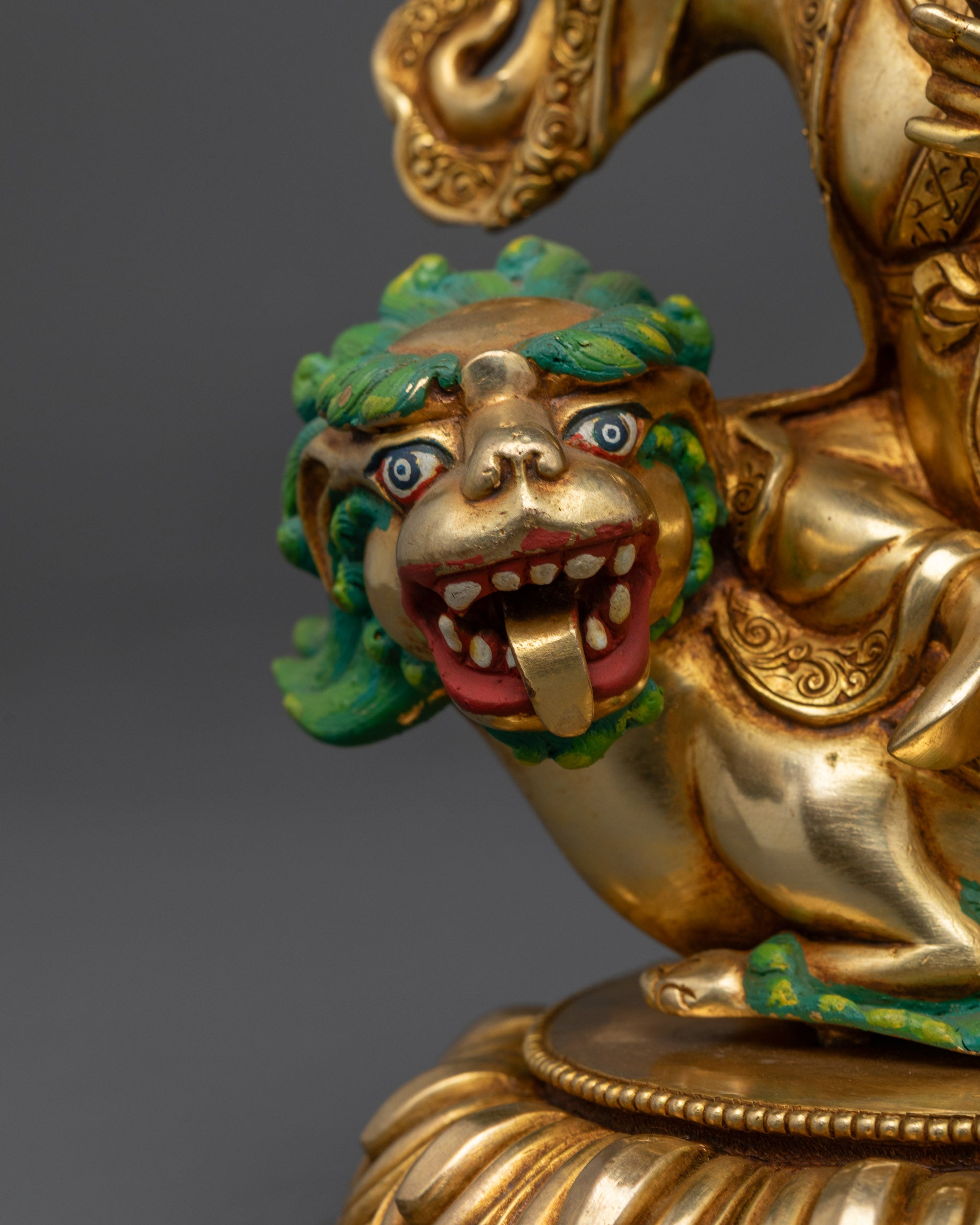 Dorje Legpa Statue | Tibetan Dharma Protector for Meditation & Rituals