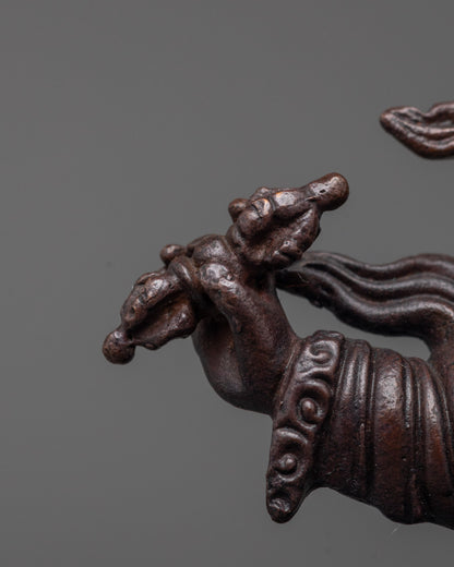 Machine-Made Dorje Lekpa Statue | Oxidized Wrathful Deity
