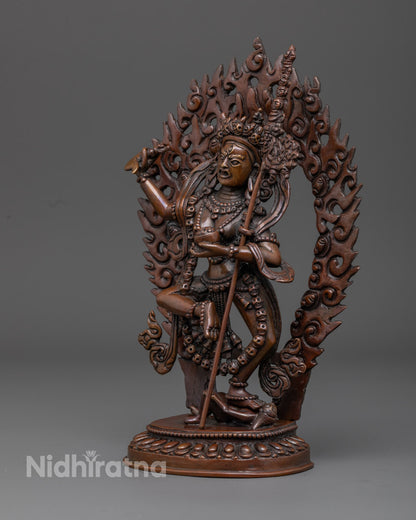 Oxidized Dorje Phagmo Statue | Wisdom Dakini