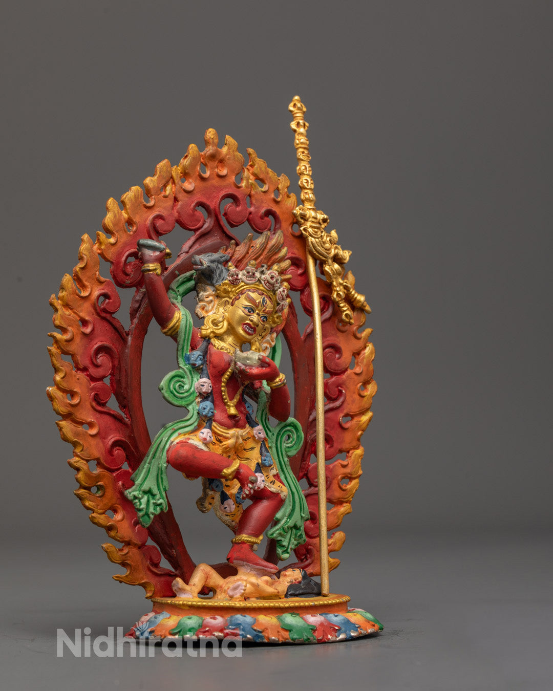 Machine-Made Colored Dorje Phagmo Statue