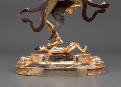 Nepalese Troma Nagmo Sculpture | Hand-Carved Fierce Dakini Statue