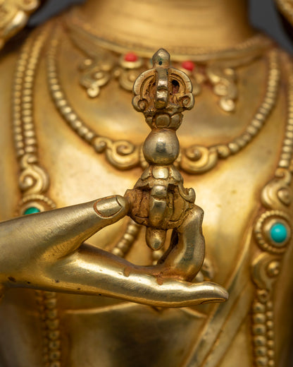 Meditation Deity Dorje Sempa Statue | Sacred Buddhist Shrine Decor
