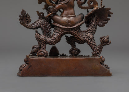 White Dzambhala Statue | The Ultimate Buddhist Wealth Deity Sculpture
